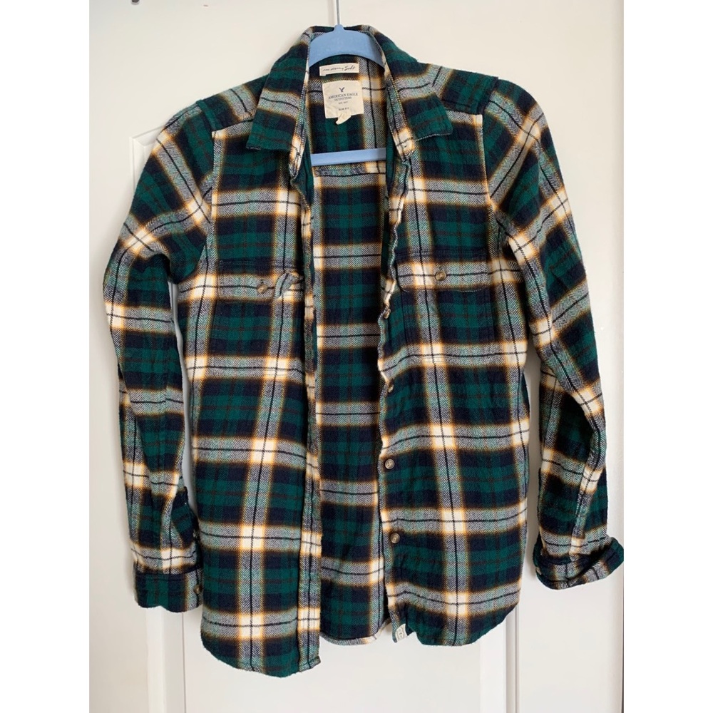 American Eagle Slim Fit Flannel Shirt
